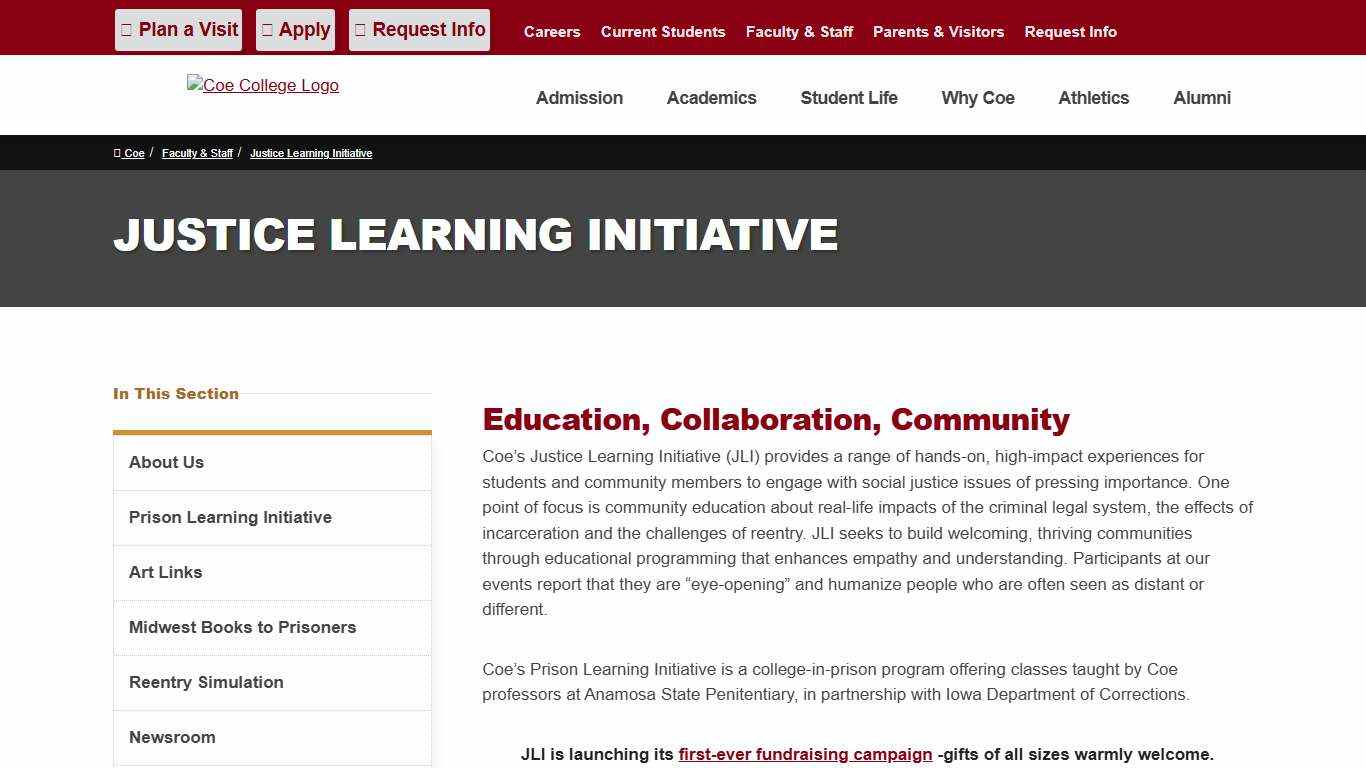 Justice Learning Initiative